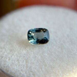 💎 1.0 CT Natural BLUE SPINEL Burma Untreated Deep Steel Blue Gray Gem